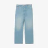 Herrjeans i bomullsdenim med 5 fickor och lös passform Herrjeans i bomullsdenim med 5 fickor och lös passform