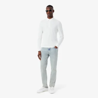 Herrjeans i slim fit med 5 fickor i indigo