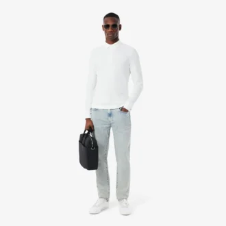 Herrjeans i slim fit med 5 fickor i indigo