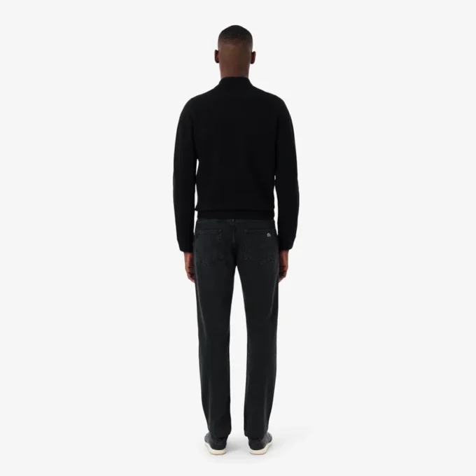 Herrjeans i slim fit med 5 fickor i indigo Herrjeans i slim fit med 5 fickor i indigo