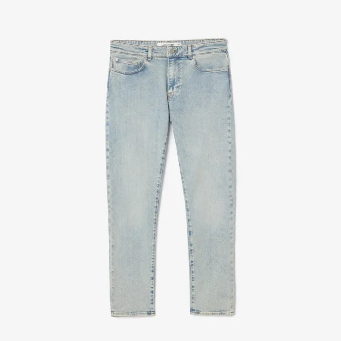 Herrjeans i slim fit med 5 fickor i indigo