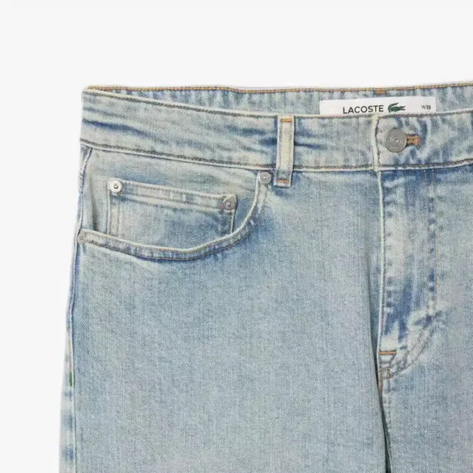 Herrjeans i slim fit med 5 fickor i indigo