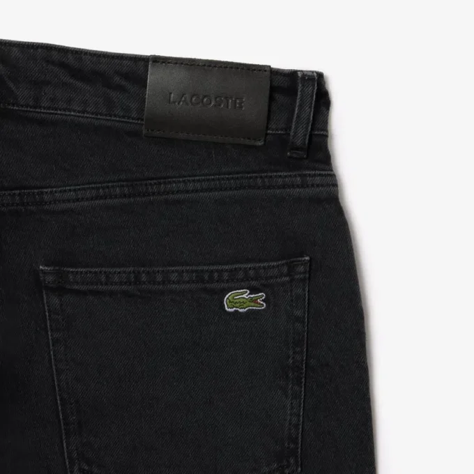 Herrjeans i slim fit med 5 fickor i indigo Herrjeans i slim fit med 5 fickor i indigo