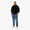 Herrjeans i slim fit med 5 fickor i indigo