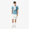 Herrshorts i bomullsfleece med grafiskt tryck Herrshorts i bomullsfleece med grafiskt tryck