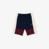 Herrshorts i fleece med regular fit och färgblock Herrshorts i fleece med regular fit och färgblock