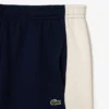 Herrshorts i fleece med regular fit och färgblock Herrshorts i fleece med regular fit och färgblock