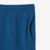 Herrshorts i fleece med tvättad effekt och tryck i regular fit