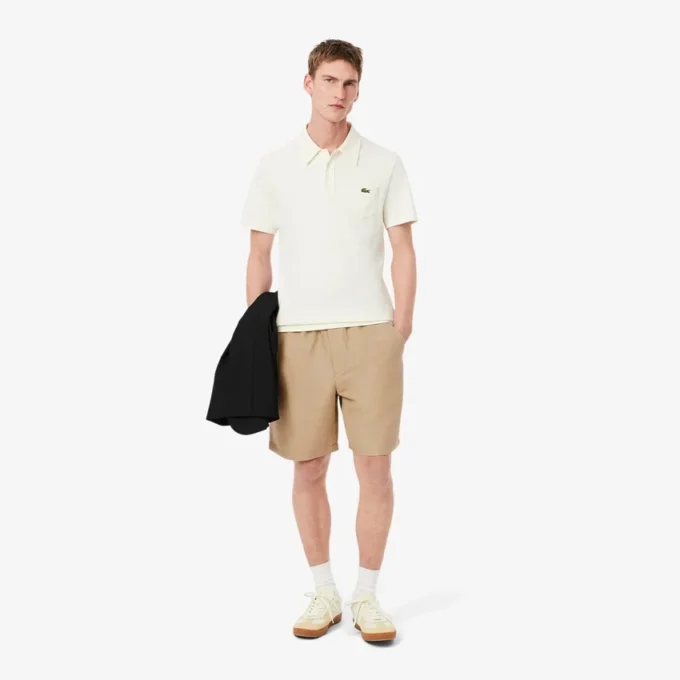 Herrshorts i ullblandning med normal passform Herrshorts i ullblandning med normal passform