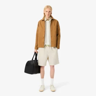 Herrshorts i ullblandning med normal passform