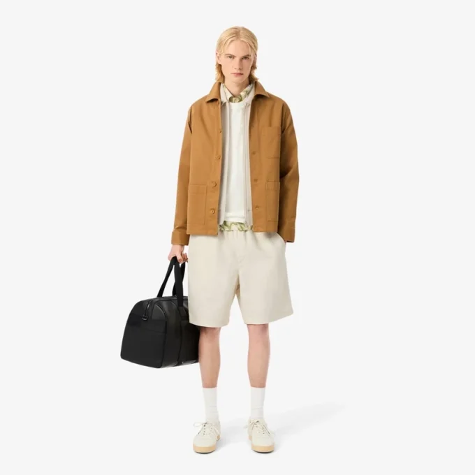 Herrshorts i ullblandning med normal passform Herrshorts i ullblandning med normal passform