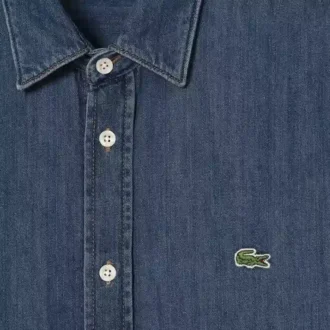 Herrskjorta i denim med normal passform