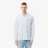 Herrskjorta i regular fit med randigt pinpoint-tyg Herrskjorta i regular fit med randigt pinpoint-tyg