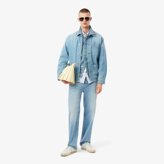 Herrskjorta i regular fit med randigt pinpoint-tyg Herrskjorta i regular fit med randigt pinpoint-tyg