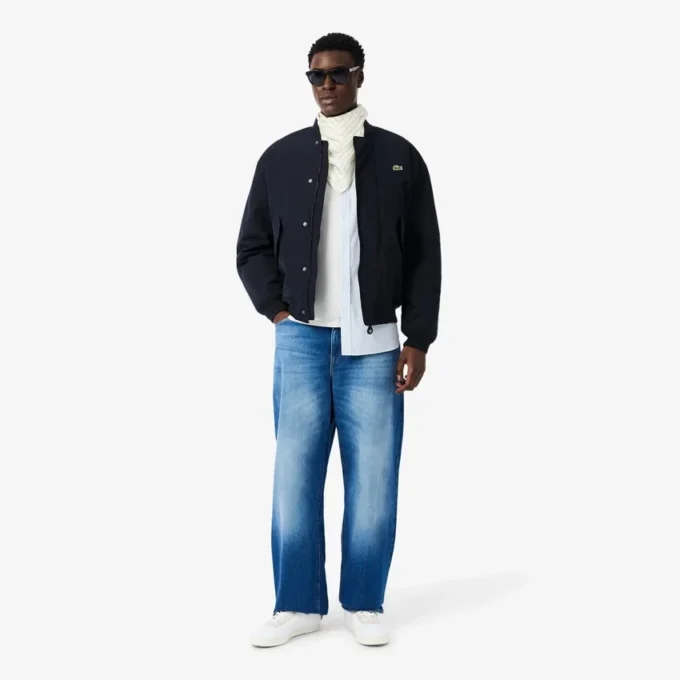 Herrskjorta i regular fit med randigt pinpoint-tyg Herrskjorta i regular fit med randigt pinpoint-tyg
