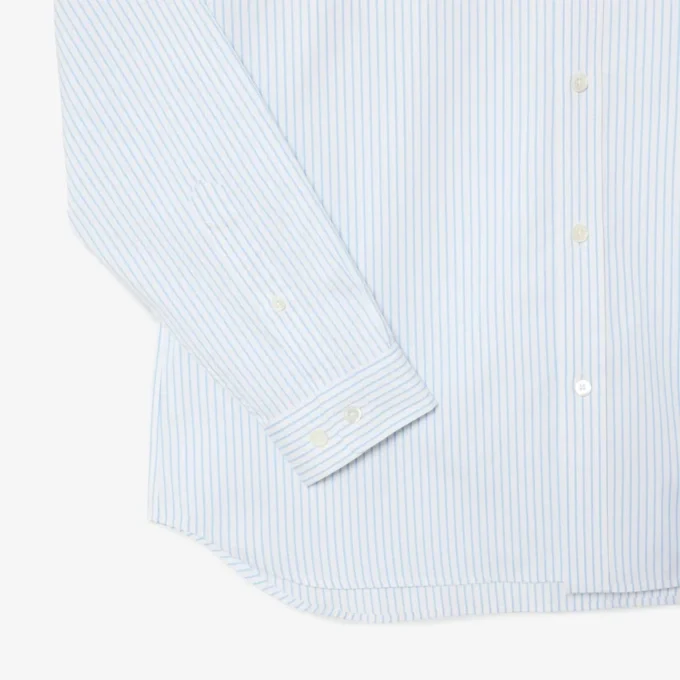 Herrskjorta i regular fit med randigt pinpoint-tyg Herrskjorta i regular fit med randigt pinpoint-tyg