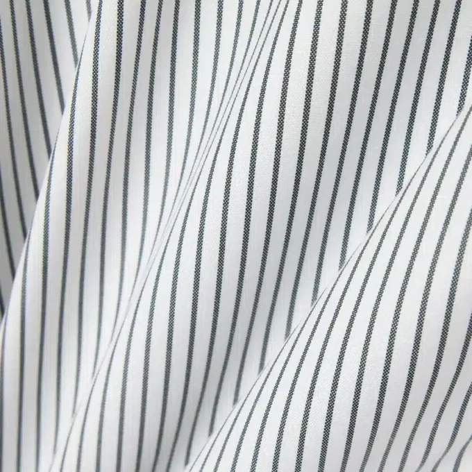 Herrskjorta i regular fit med randigt pinpoint-tyg Herrskjorta i regular fit med randigt pinpoint-tyg