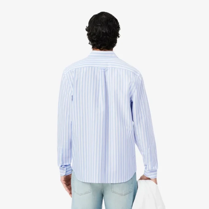 Herrskjorta i regular fit med ränder Herrskjorta i regular fit med ränder