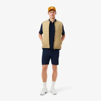 Herrskjorta i stretch med Ultra Dry-tryck för Golf