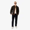 Herrskjorta i velour med normal passform Herrskjorta i velour med normal passform
