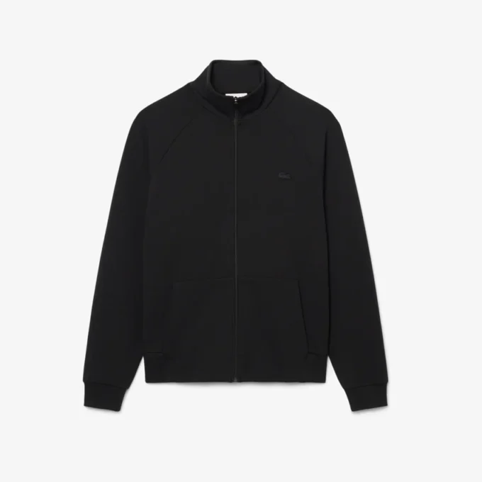 Herrsweatshirt i dubbelsidig jersey med dragkedja Herrsweatshirt i dubbelsidig jersey med dragkedja