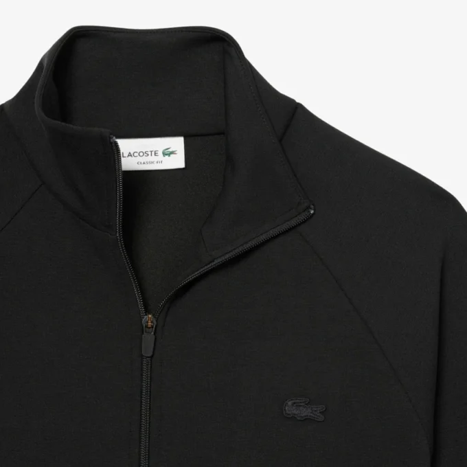 Herrsweatshirt i dubbelsidig jersey med dragkedja Herrsweatshirt i dubbelsidig jersey med dragkedja
