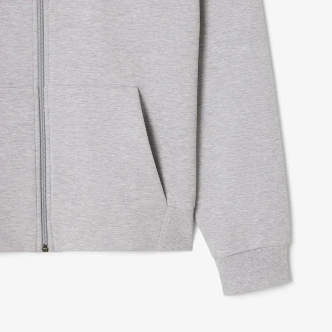 Herrsweatshirt i dubbelsidig jersey med dragkedja Herrsweatshirt i dubbelsidig jersey med dragkedja