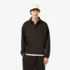 Herrsweatshirt i fleece med lös passform Herrsweatshirt i fleece med lös passform