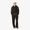 Herrsweatshirt i fleece med lös passform Herrsweatshirt i fleece med lös passform