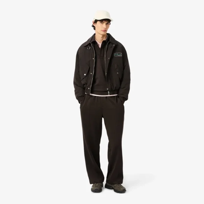 Herrsweatshirt i fleece med lös passform Herrsweatshirt i fleece med lös passform