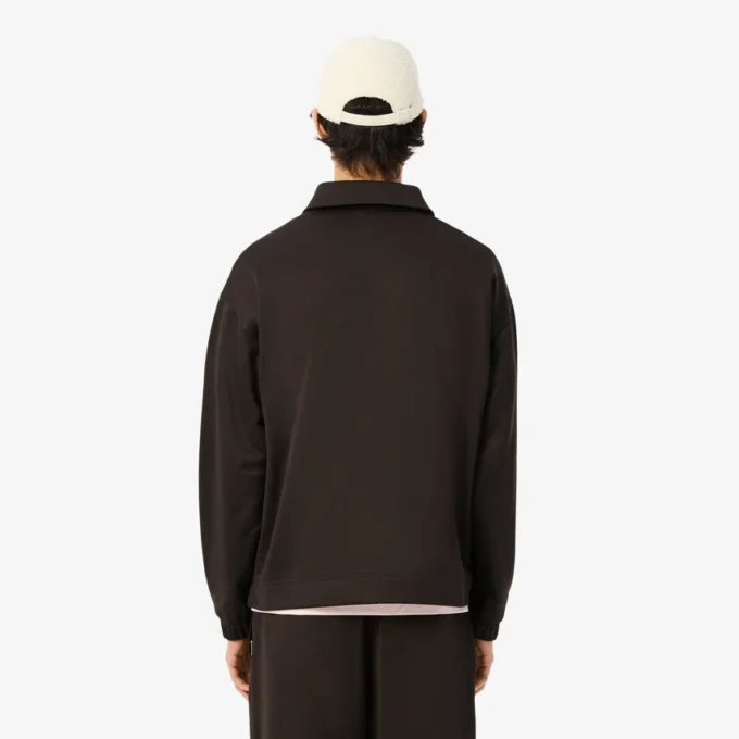 Herrsweatshirt i fleece med lös passform Herrsweatshirt i fleece med lös passform