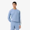 Herrsweatshirt i fleece med tryck