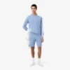 Herrsweatshirt i fleece med tryck