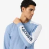 Herrsweatshirt i fleece med tryck