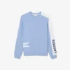 Herrsweatshirt i fleece med tryck