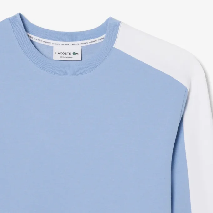 Herrsweatshirt i fleece med tryck
