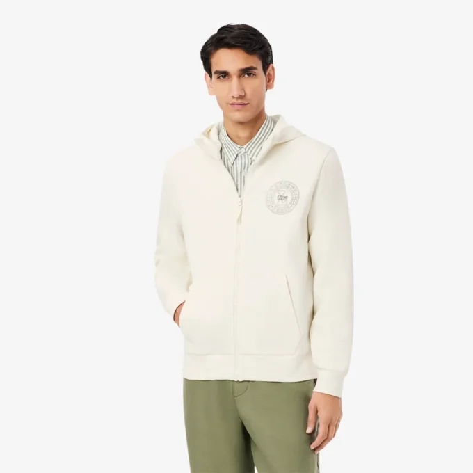 Herrsweatshirt i klassisk passform med dragkedja Herrsweatshirt i klassisk passform med dragkedja
