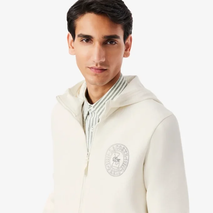 Herrsweatshirt i klassisk passform med dragkedja Herrsweatshirt i klassisk passform med dragkedja