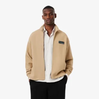 Herrsweatshirt i lös passform med signaturmärke