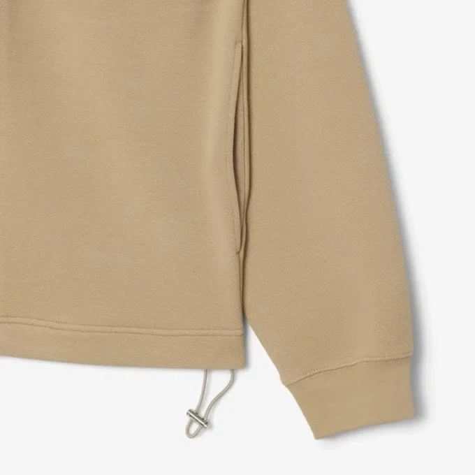 Herrsweatshirt i lös passform med signaturmärke Herrsweatshirt i lös passform med signaturmärke