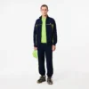 Herrsweatshirt i piqué med dragkedja och lös passform Herrsweatshirt i piqué med dragkedja och lös passform
