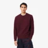 Herrsweatshirt i piqué med präglad logotyp Herrsweatshirt i piqué med präglad logotyp