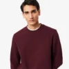 Herrsweatshirt i piqué med präglad logotyp Herrsweatshirt i piqué med präglad logotyp