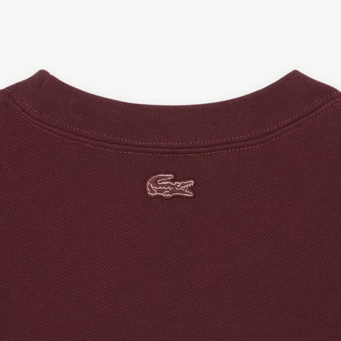 Herrsweatshirt i piqué med präglad logotyp Herrsweatshirt i piqué med präglad logotyp