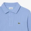 Herrsweatshirt i ribbad bomull med polokrage Herrsweatshirt i ribbad bomull med polokrage