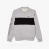 Herrsweatshirt med färgblock och rund hals Herrsweatshirt med färgblock och rund hals