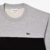 Herrsweatshirt med färgblock och rund hals Herrsweatshirt med färgblock och rund hals