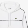 Herrsweatshirt med klassisk passform, logotyp och ränder Herrsweatshirt med klassisk passform, logotyp och ränder