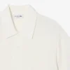 Herrtröja i mjuk ribbad stickning med polokrage Herrtröja i mjuk ribbad stickning med polokrage