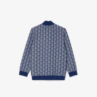 Höghalsad Paris Monogram-Sweatshirt för barn med dragkedja